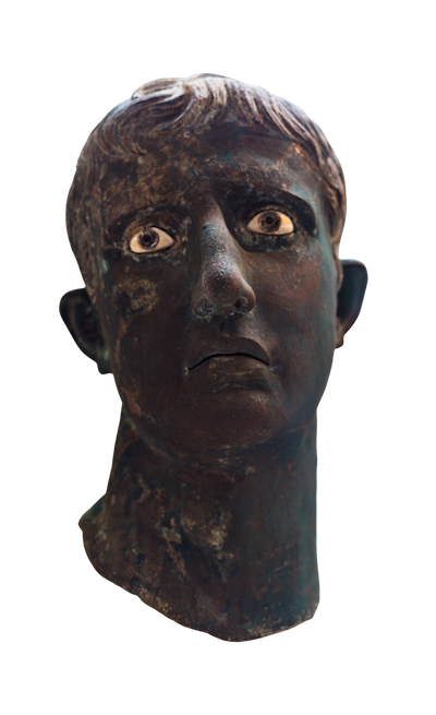 Portrait head of the Roman Emperor Augustus
